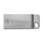 Verbatim Metal Executive 16 GB USB Flash Drive - Silver-USB 2.0