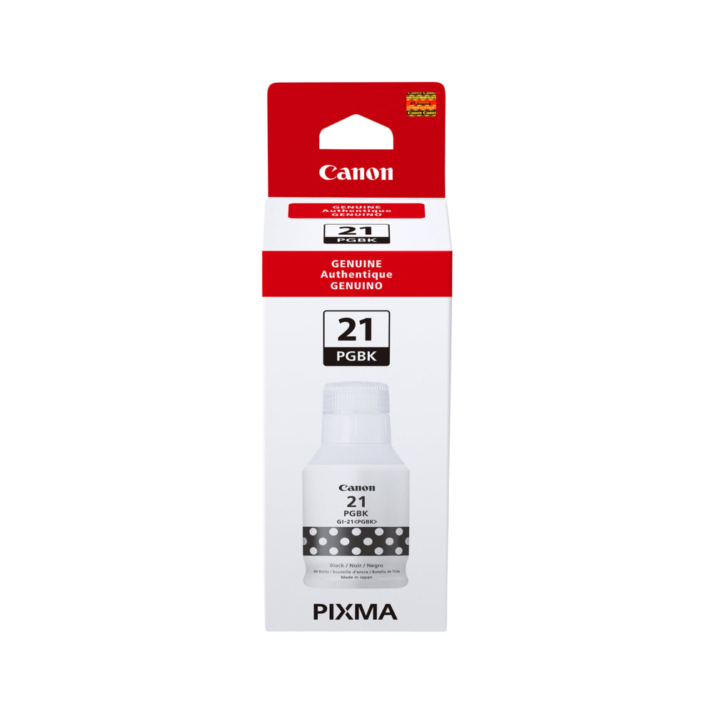Canon GI-21 Pigment Black Ink Bottle | staples.ca