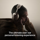 Apple AirPods Max (USB-C) - Purple-Personalized Spatial Audio - With sound that suits your unique ear shape along with dynamic head tracking, AirPods Max deliver an immersive listening experience that places sound all around you. You can also listen to select songs, shows and movies in Dolby Atmos