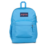 Jansport Crosstown Plus Backpack - 26 L - Electric Azul -Main compartment with zipper closure