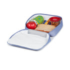 JanSport Lunch Break Lunch Bag - Lavender Ash-External zippered pocket for utensils, napkins or other small Items