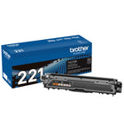 Brother TN221BK Standard-Yield Black Toner Cartridge-Finely balanced for an even flow and consistent toner distribution onto the page