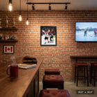 Frameworth Sidney Crosby Classic Series 2010 Olympics Golden Goal - Framed Canvas - 18.5" x 22.5"-Designed and manufactured in Canada by Frameworth with over 32 years of experience