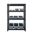 Cat Industrial Shelving with 4 Shelves - 48"W x 18"D x 72"H-Wire mesh shelves are adjustable for convenience