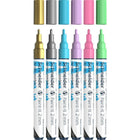 Schneider Paint-It 310 Paint Marker - Gold/Silver - 6 Pack-With paint marker, make your designs & layouts stand out with detailed marks and strokes