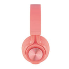Basic Tech BTRFCR Bluetooth 5.0 Wireless Folding Headphones - Coral-Foldable