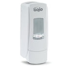 Gojo ADX-7 Push-Style Dispenser - White - 6 Pack-Compact design, ideal for tight spaces