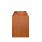Modway Scenic 48" Double Sink Compatible Bathroom Vanity Cabinet - Cherry/Walnut-Sink Basin Not Included