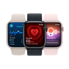 Apple Watch Series 9 - 41 mm - GPS - Midnight Aluminum Case with Midnight Sport Band - M/L -Simply Compatible - It works seamlessly with your Apple devices and services. Unlock your Mac automatically. Get approximate distance and directions to your iPhone with Precision Finding on supported iPhone models. Pay and send money with Apple Pay. Apple Watch Series 9 requires iPhone XS or later with iOS 17 or later
