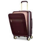 Samsonite Mobile Solutions 2 Spinner Carry On - Merlot-The lining of this product was made from rPET fabric, made from plastic bottles used by consumers