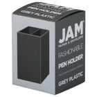JAM Paper Plastic Pen Holder - Grey-A Perfect way to keep all your pens, pencils, and office supplies organized at your desk whether in school, at the office, at home, or on the go!
