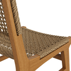 Modway Rowe Outdoor Teak Wood Dining Chair - Natural-8