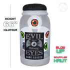 GEMMY Airblown Inflatable Halloween Flashing Evil Eye Jar - 66"-For indoor and outdoor use