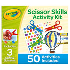 Crayola Scissor Skills Activity Kit - Set of 88-Safe for preschoolers: Rounded tips and plastic blades won't cut hair or skin