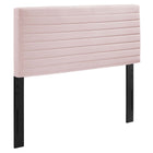 Modway Tranquil Twin Headboard - Pink-Channel Tufted Twin Headboard