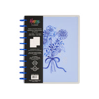 The Happy Planner 2026–2027 Big Disc Bound Dated Planner - 11-1/2" x 10-1/4" - Cottage Blues-Includes 12 months of calendars and weekly spreads (July 2026 - June 2027)