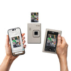 INSTAX MINI LiPlay+ Hybrid Instant Camera & Smartphone Printer - Sand Beige-Print Smartphone photos via Bluetooth via the INSTAX MINI LiPlay App