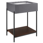 Modway Etch 24" Bathroom Vanity with Sink - Black/White-24" Concrete Countertop