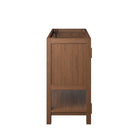 Modway Ashlyn 36" Wood Bathroom Vanity Cabinet - Walnut-Assembly Required