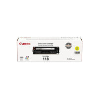 Canon 118 High-Yield Yellow Toner Cartridge-Yellow toner produces vivid, colourful documents