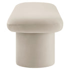 Modway Orla Performance Velvet Bench - Almond-Arrives Fully Assembled