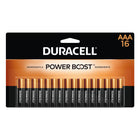 Duracell Coppertop AAA Alkaline Batteries - 16 Pack-FORMULATED WITH POWER BOOST INGREDIENTS: AAA batteries contain patented POWER BOOST Ingredients which deliver lasting performance in your devices
