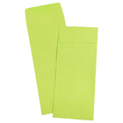 JAM Paper #11 Policy Envelopes, 4.5 x 10.38, Brite Hue Lime Green, 100 Pack (3156392g)-Closure: Gum