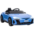 Aosom 12V Audi RS e-tron GT Kids Electric Ride-On Car with Remote Control - Blue-Licensed 12V Audi RS e-tron GT makes sure authentic design 