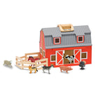 Melissa & Doug Fold & Go Barn -Sturdy wooden construction