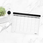 Staples Undated 22" x 17" Desk Pad - Bilingual - 36 pages-Perforated pages for easy tear away