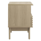 Modway Render Nightstand - Oak-Durable Particleboard Construction