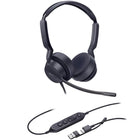 Yealink UH42 Dual UC Headset- Phone & Computer - UC Certified - Black-Headset cable length: 0.65 m (from headset to call control unit)