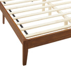 Modway Sirocco Rattan and Wood Full Platform Bed - Walnut-9