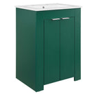 Modway Maybelle 24" Bathroom Vanity - Green/White-7