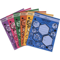 Louis Garneau Small Interlined Wide Exercise Book-Wide Ruled