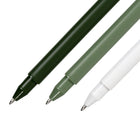 Gry Mattr Gel Pen Set - Sage - 0.7 mm - 7 Pack-Filled with smooth black ink