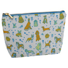 Staples Gold Canvas Pouch Pencil Cases - Assorted Designs-Made of canvas material with a brass/gold zipper