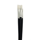 DBLG Import Taklon Flat Paint Brush - Size 12 - 12 Pack-Size 12