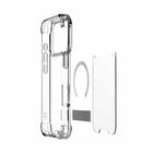 Blu Element DropZone Rugged Compatible with MagSafe Case with Kickstand for iPhone 17 Pro - Clear-Clear Anti-scratch polycarbonate