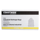 Coastwide Professional Garbage Bags - Strong - 35" x 50" - Clear - 125 Pack-Strength: Strong