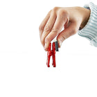 The Pencil Grip Magnet Man Magnetic Clip - White/Blue/Red/Black/Green - 10 Pack-Pack of 10