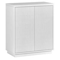 Hudson&Canal Alston 28"W Accent Cabinet - White-Modern transitional design for your home office, bedroom, or living spaces