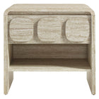 Modway Toscana 1-Drawer Nightstand - Travertine-7