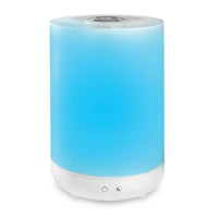 Bell+Howell Top Fill Colour Changing 1 gal Humidifier - White -Change the humidifier into 12 different colors with the touch of your finger- The integrated color changing design gives off a gentle and soothing light and allows you to change the color with a simple tap to match home décor or to simply create more joy and comfort. 