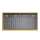 KUCHT KRH48SG 48" 900 CFM Wall Mounted Range Hood - Stainless Steel/Gold-LCD display with sensor touch allows you to choose the right speed