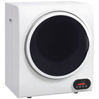 HOMCOM Portable 1.5 cu ft Compact Laundry Dryer - 850 W - White-Four modes: strong drying, intelligent drying (auto-off), additional low heat drying (removing odours), and normal drying