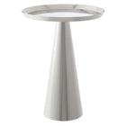Modway Maren Round Side Table - Nickel-Iron Side Table
