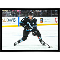 Clayton Keller Utah Mammoth - Framed Canvas - 31" x 22"-Premium canvas print with gallery-wrapped edges