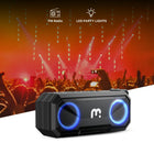 MyBat Outback Portable Rugged Waterproof Outdoor Wireless Speaker - Black-Speaker Dimension: 8.07 Lengh in x 2.64 Width x 3.35 Height