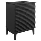 Modway Render 24" Bathroom Vanity - Black-Assembly Required